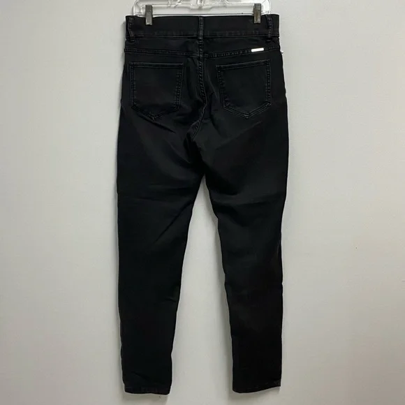 New York & Co SOHO Black Skinny Jeans with Zipper Pockets size 10 - Picture 2 of 2